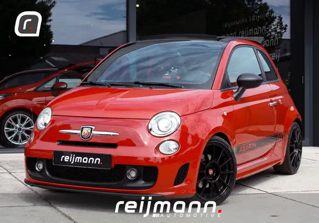 Fiat 500C Abarth 1.4-16V Rossa | 17" | Sportuitlaat | Leder | Uniek