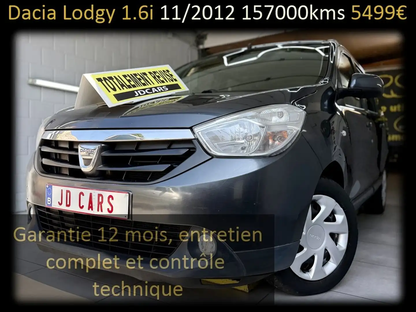Dacia Lodgy 1.6 ESSENCE 5PLACES‼️GARANTIE 1AN CTOK‼️ Szürke - 1