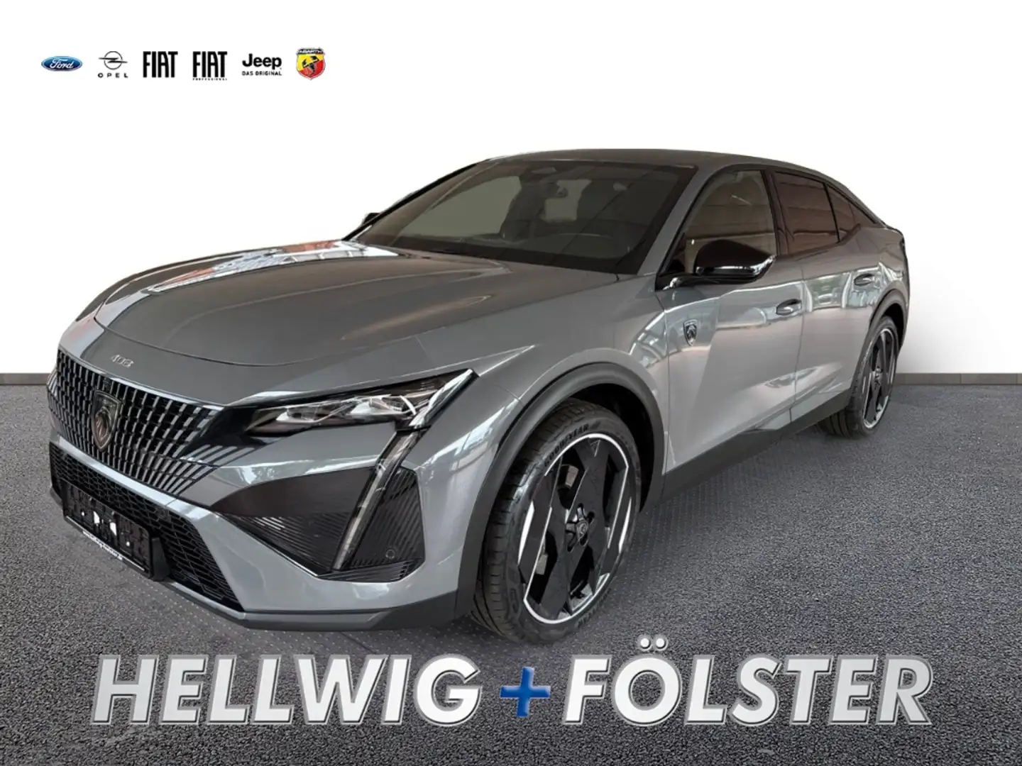 Peugeot 408 Hybrid 225 GT Plug-In Leder Navi Kamera 360 Gris - 1