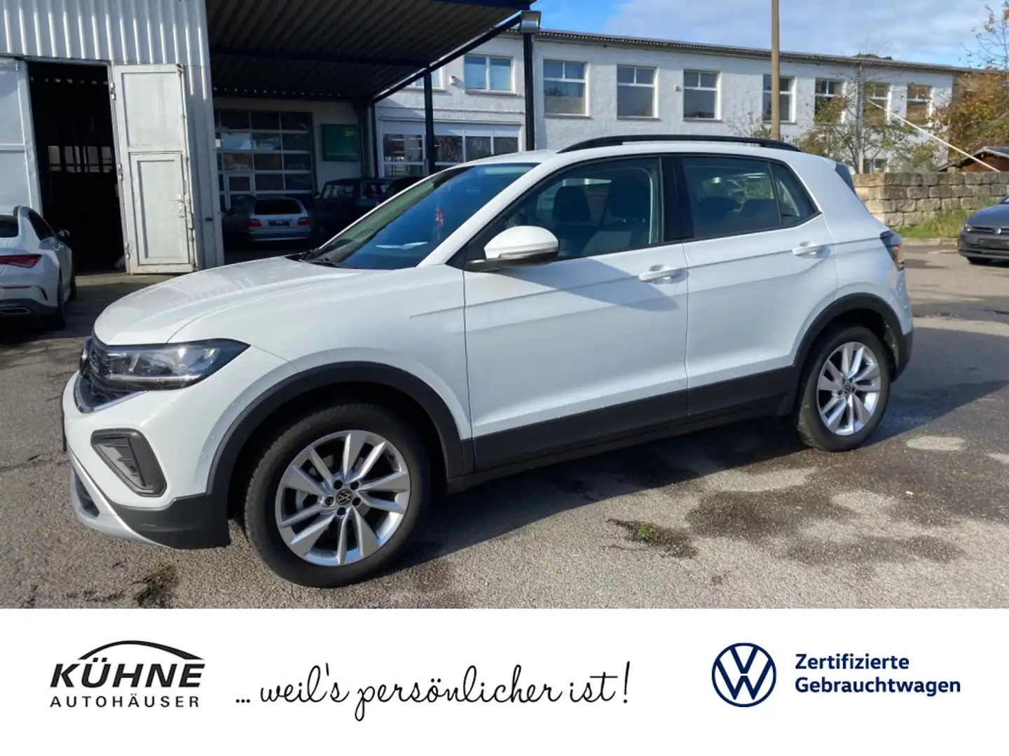 Volkswagen T-Cross Life 1.0 TSI | LED SITZHEIZUNG ACC PDC Weiß - 1