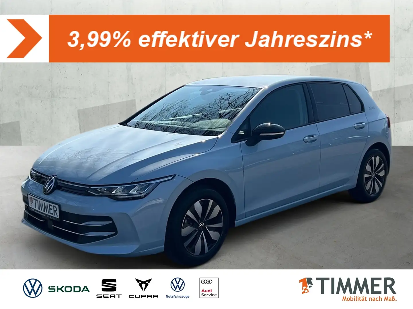 Volkswagen Golf VIII 1.5 TSI GOAL FACELIFT *AHK *LED *ACC *NAVI * Niebieski - 1
