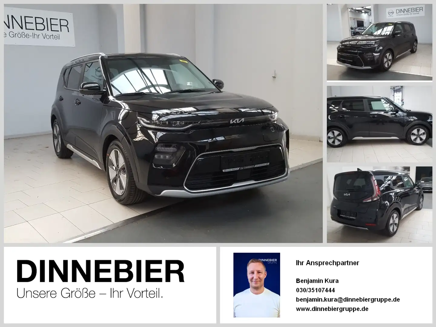 Kia Soul Inspiration LED+Navi+Kamera+Glasdach+SHZ Negru - 1