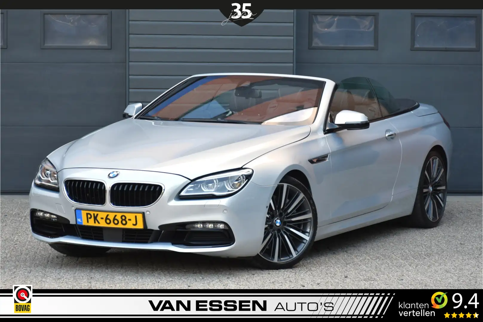 BMW 650 6-serie Cabrio 650i High Executive Individual Lede Grey - 1