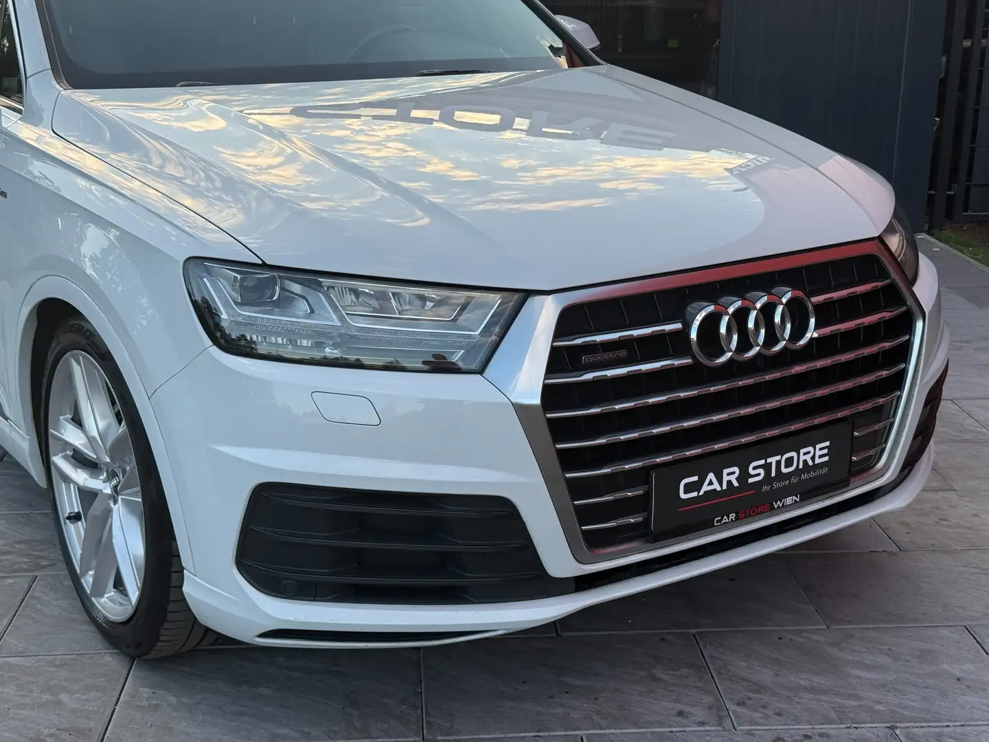 Audi Q7 3.0TDI|quattro|SLine|Pano|AHK|Kamera|Bose|VirtualC Weiß - 2