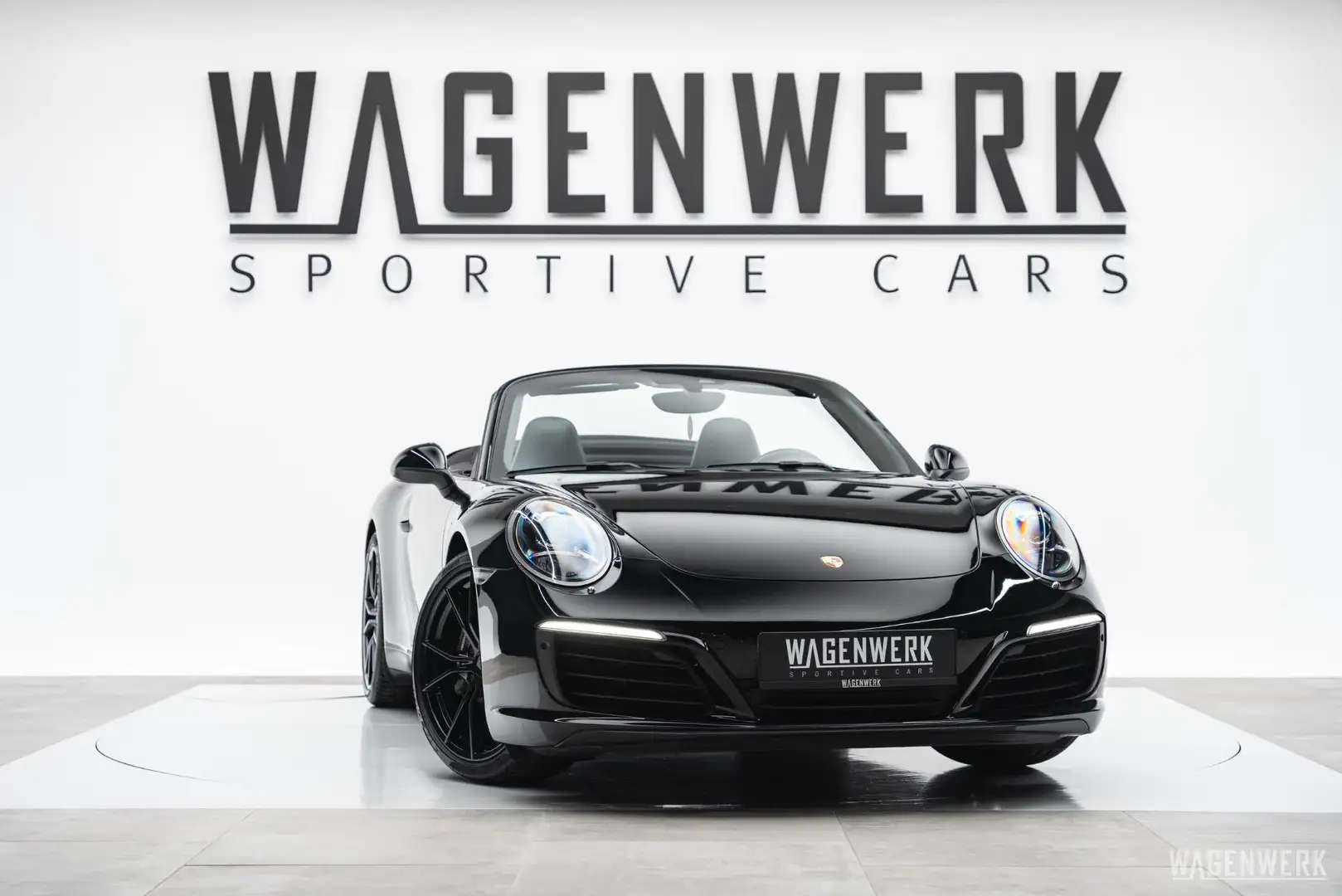 Porsche 991 Carrera Cabrio PDK ALLBLACK KAMERA PDLS ERSTLACK Schwarz - 1