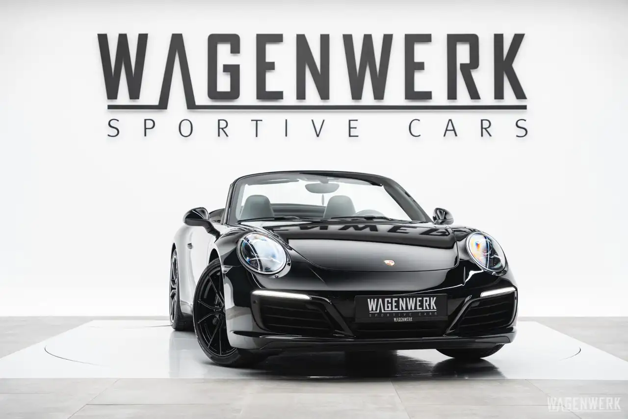 Porsche 991 Carrera Cabrio PDK ALLBLACK KAMERA PDLS ERSTLACK