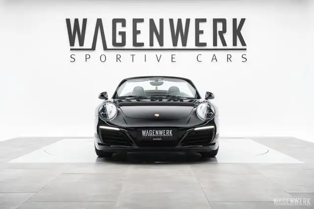 Porsche 991 Carrera Cabrio PDK ALLBLACK KAMERA PDLS ERSTLACK Ansicht 8