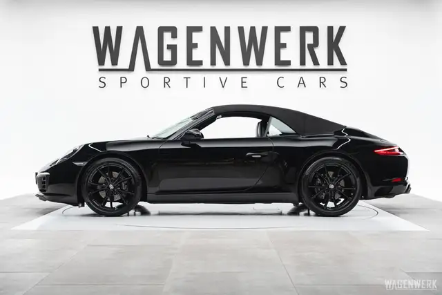 Porsche 991 Carrera Cabrio PDK ALLBLACK KAMERA PDLS ERSTLACK Ansicht 6