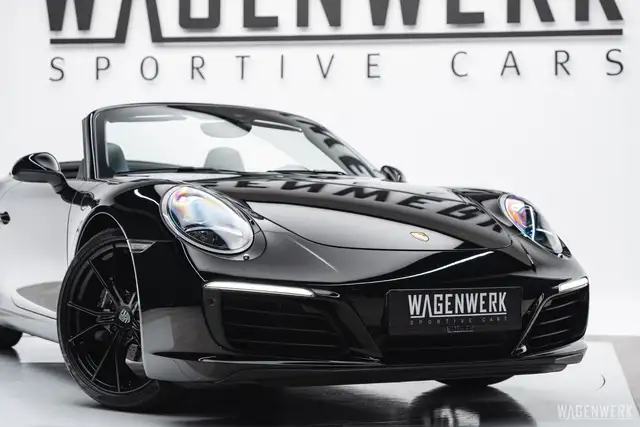 Porsche 991 Carrera Cabrio PDK ALLBLACK KAMERA PDLS ERSTLACK Ansicht 10