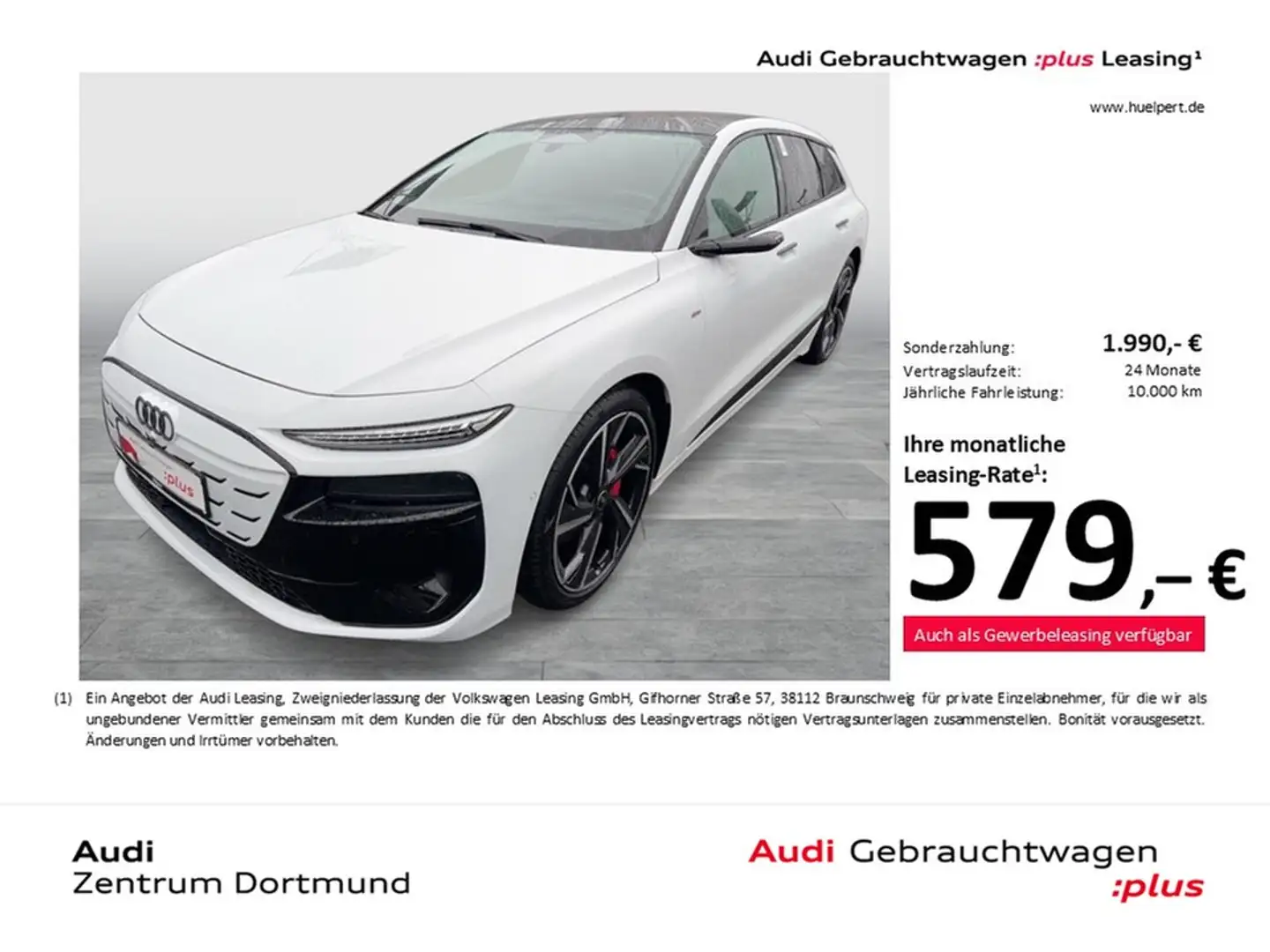 Audi A6 e-tron Avant performance S LINE PANO AHK LM21 Weiß - 1