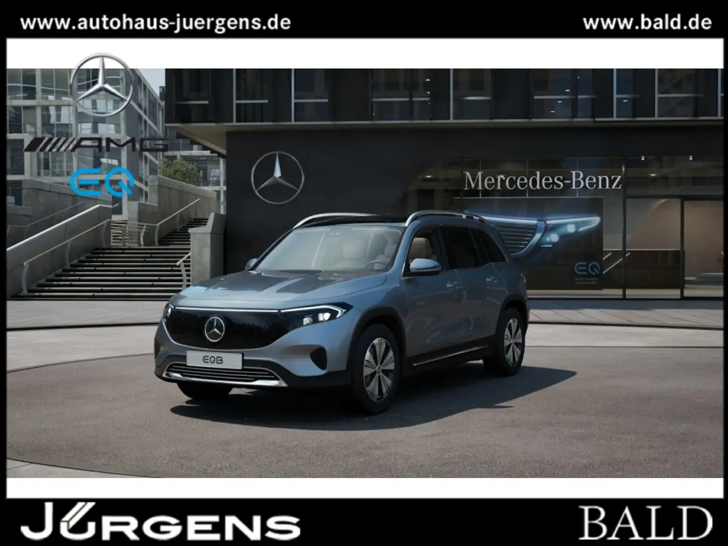 Mercedes-Benz EQB 250 + Progressive/Pano/7.Sitzer/Distr/Ambi/18 Plateado - 1