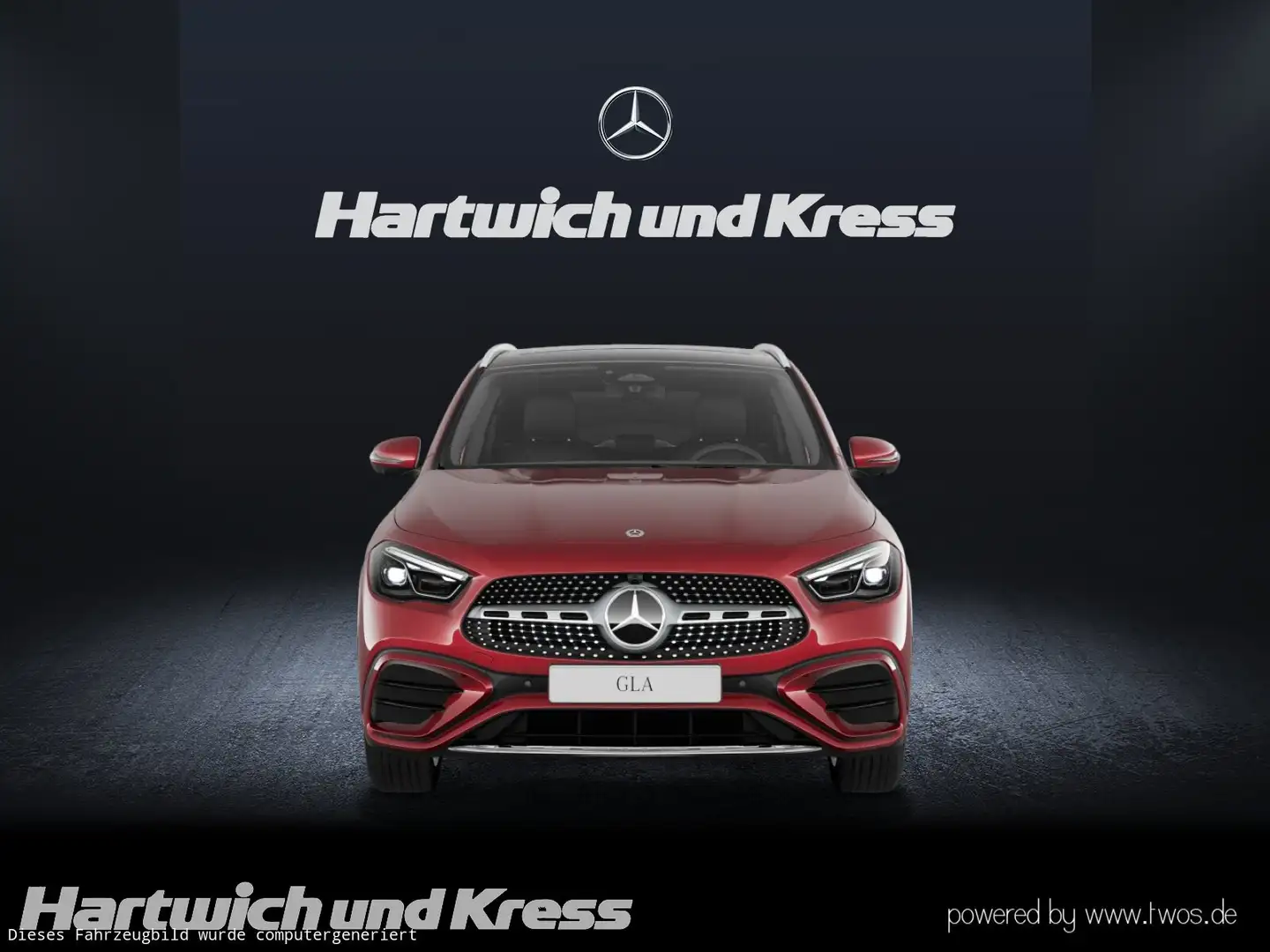 Mercedes-Benz GLA 220 GLA 220 d 4Matic AMG Line+Pano+AHK+Standhz+360°Kam Rouge - 2