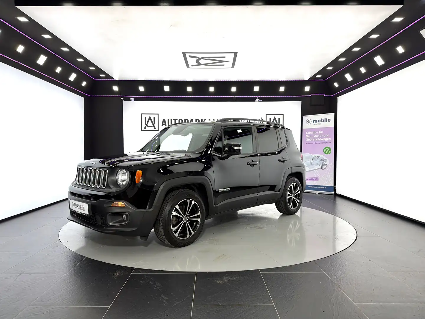 Jeep Renegade 1.4 Longitude FWD Aut. *1.BESITZ*60.000KM* Schwarz - 2