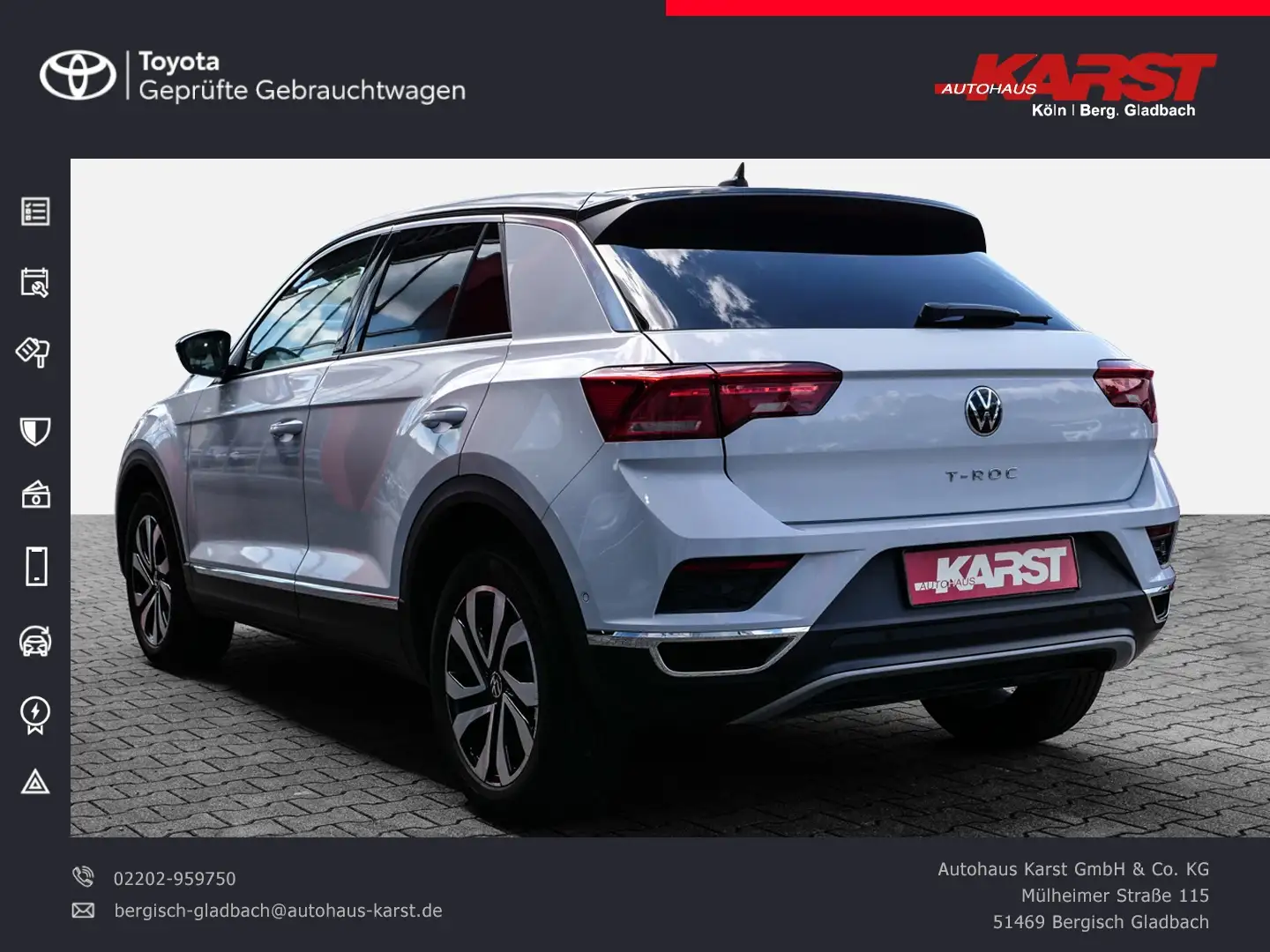 Volkswagen T-Roc Active Automatik*LED*Bi-Color*digit.Cockpit Wit - 2