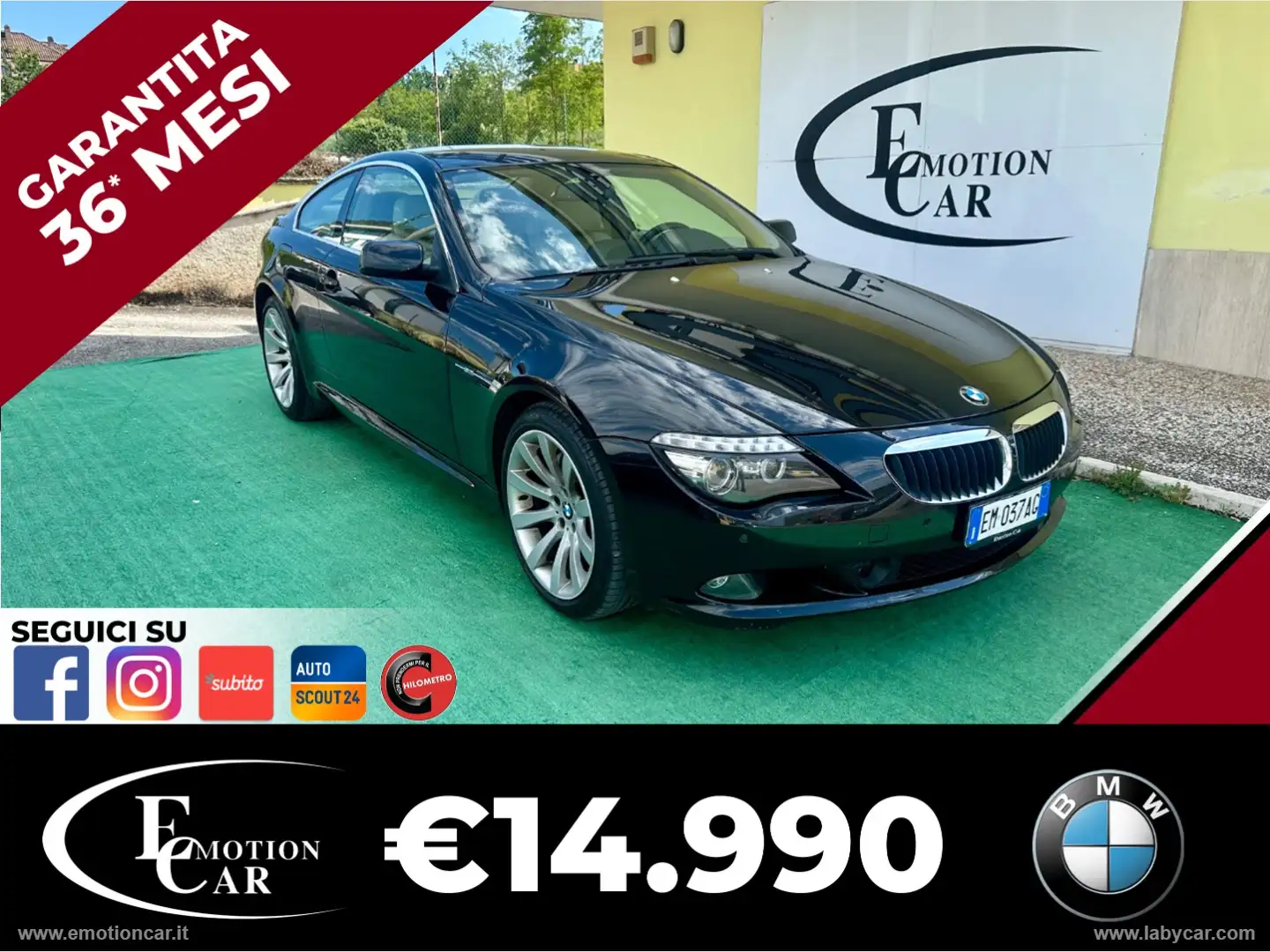 BMW 635 635d - 2007 Чорний - 1