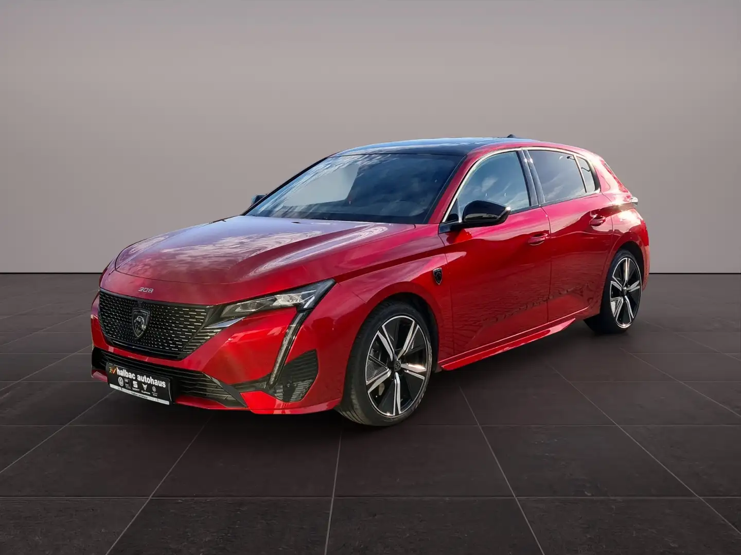 Peugeot 308 180 GT Hybrid +LEDER+DACH+NAVI+WR+KAMERA+MATRIX Rojo - 2