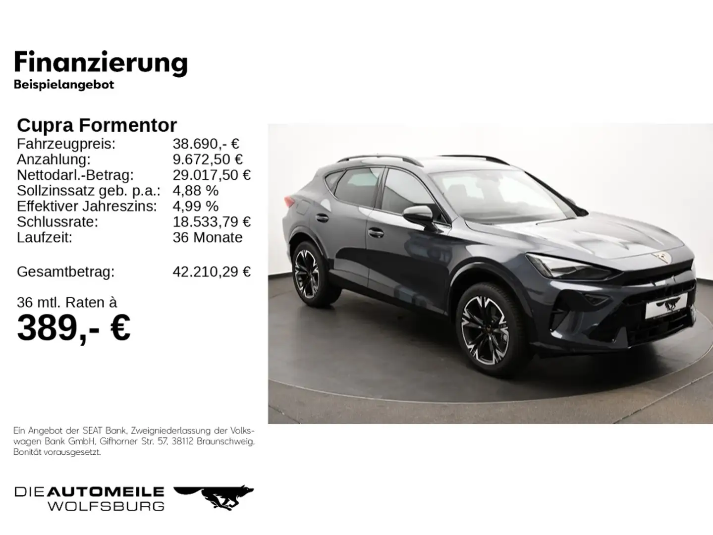 CUPRA Formentor 1.5 eTSI DSG Grau - 2
