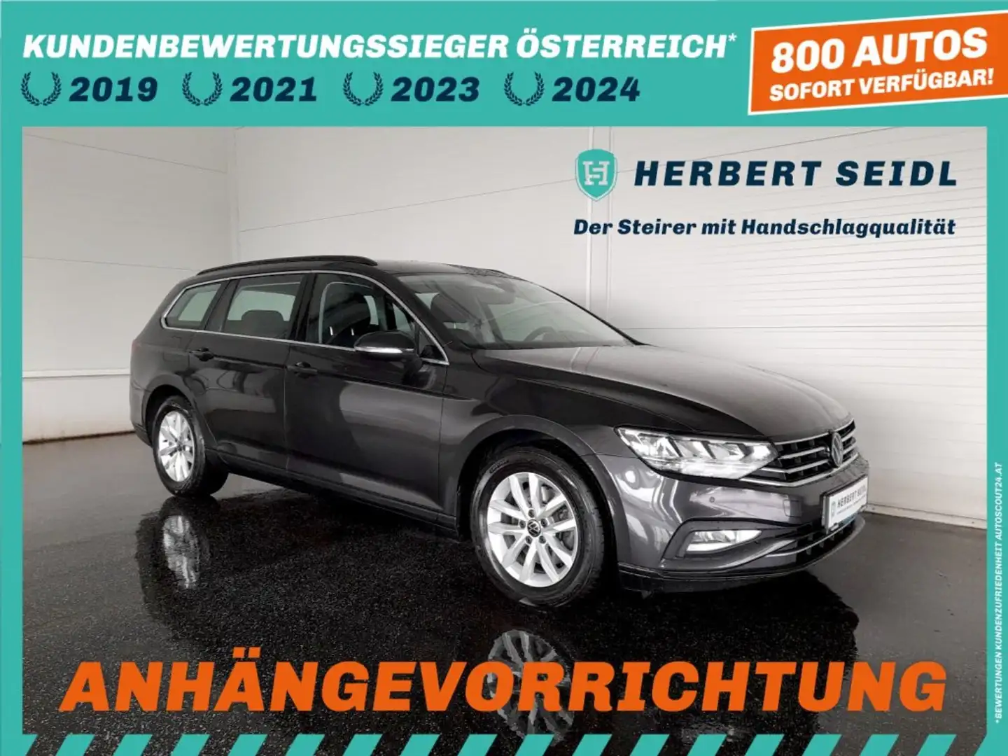 Volkswagen Passat Variant BUSINESS 2,0 TDI DSG *VOLL-LED MIT FLA / NAVI / AHV & KAMERA / ACC / SPORT MASSAGESITZ / TRAVEL ASSIST* Grau - 1