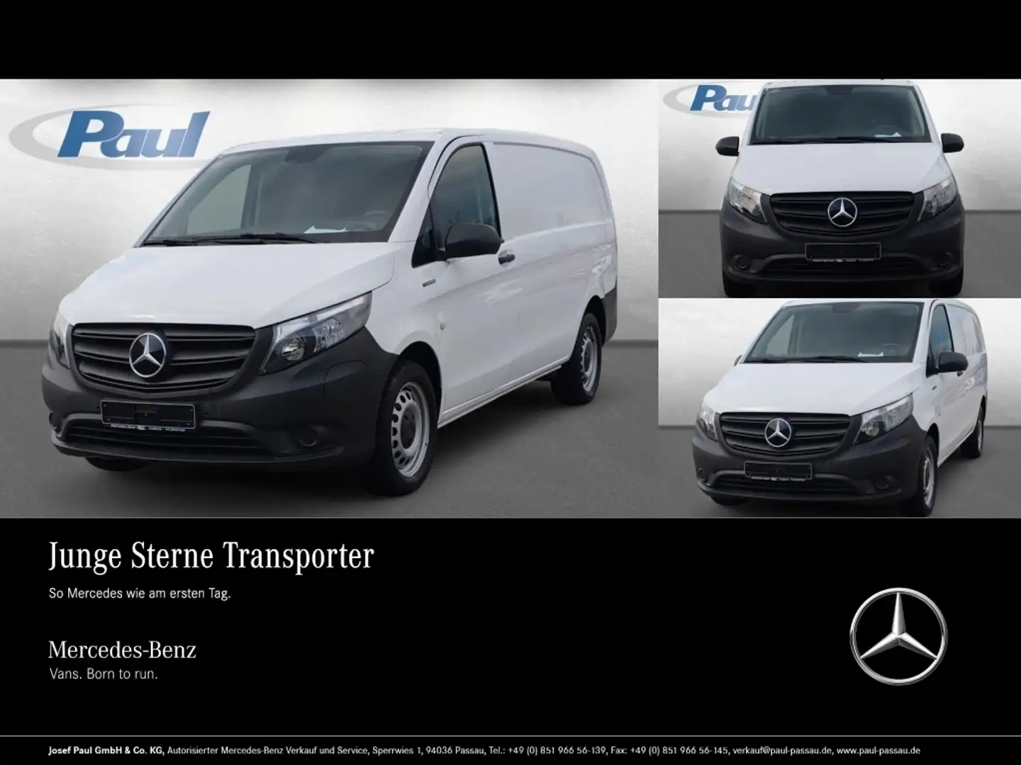 Mercedes-Benz Vito e 112  Kamera+PTS+Klima+SHZ+DAB Blanc - 1