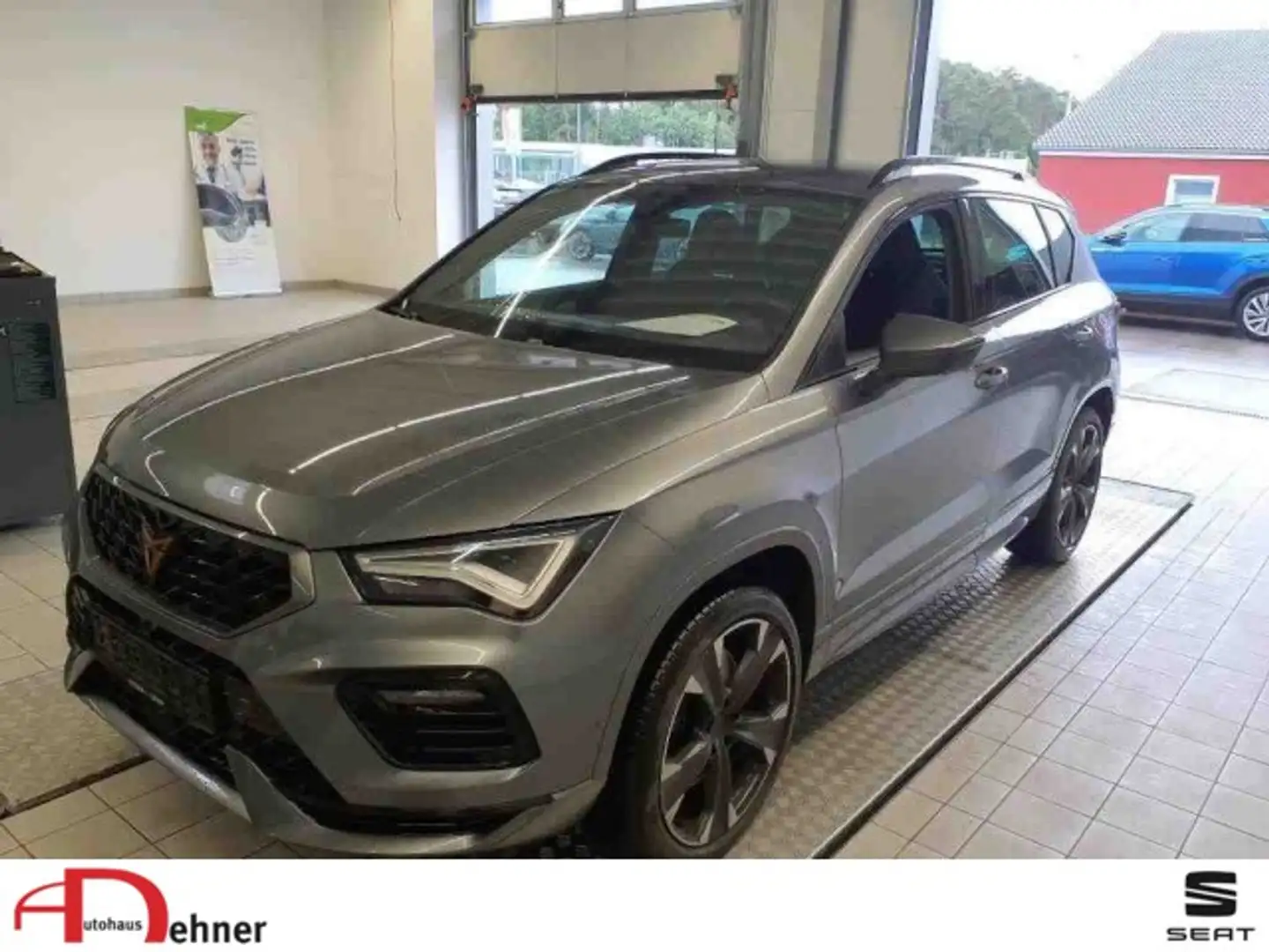 CUPRA Ateca VZ 2.0 TSI DSG 4Drive ACC+elHk Klima Navi Gris - 1