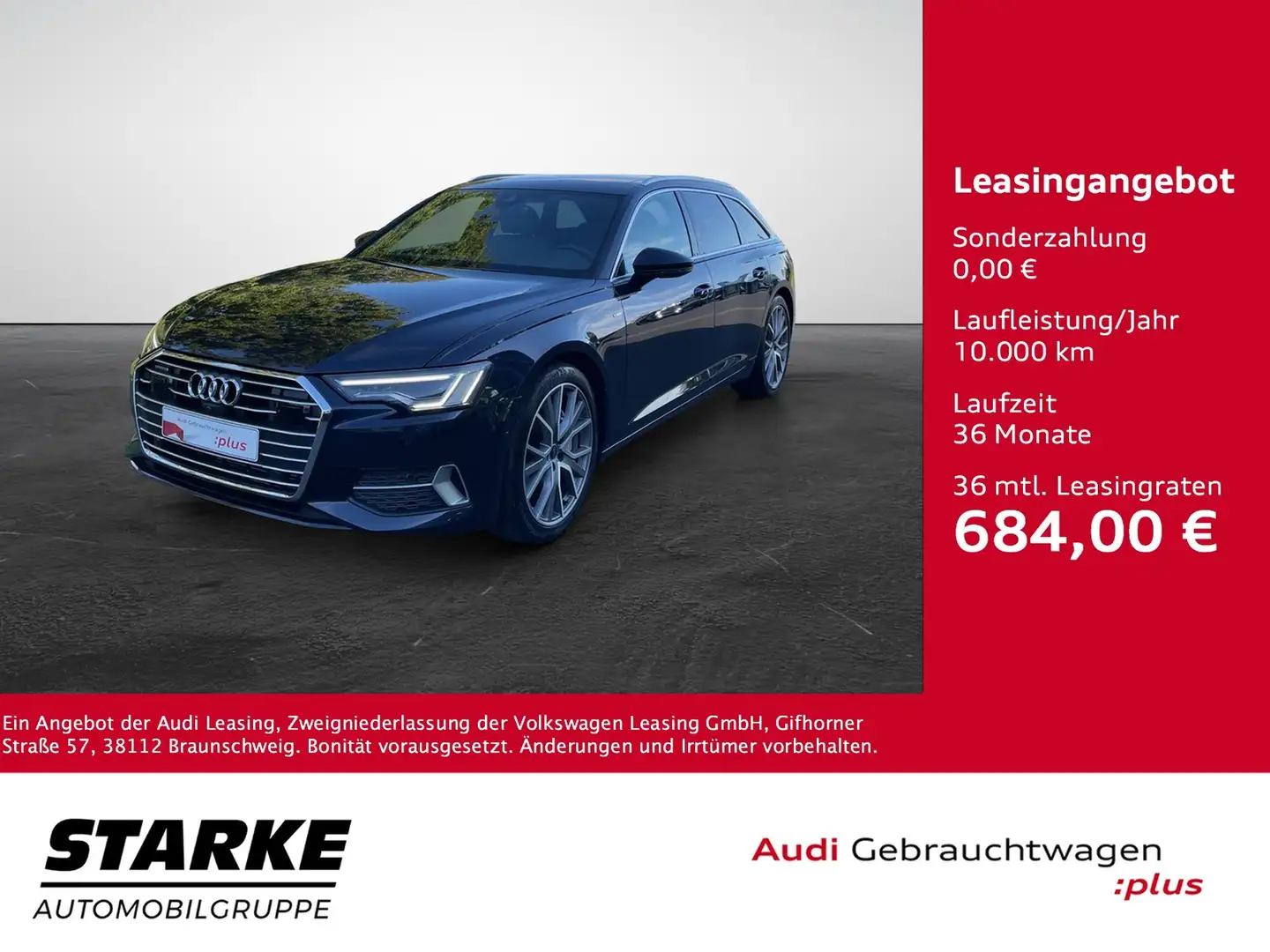 Audi A6 Avant 45 TFSI S tronic quattro sport Blau - 1