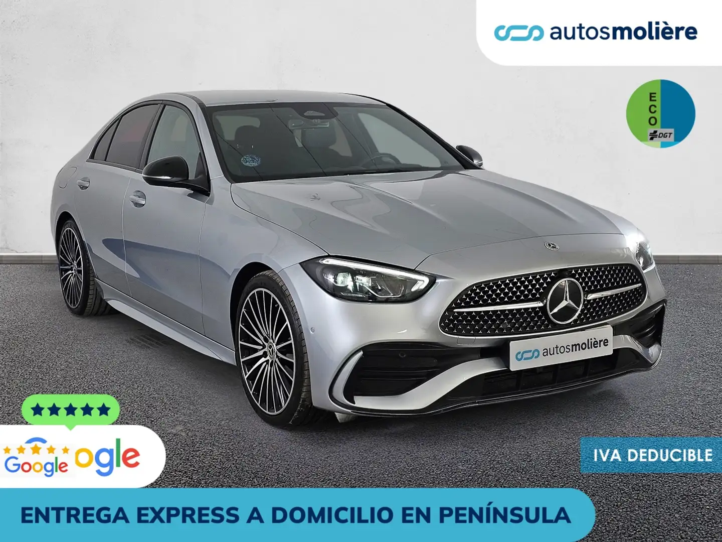Mercedes-Benz C 220 220d 9G-Tronic Plateado - 2