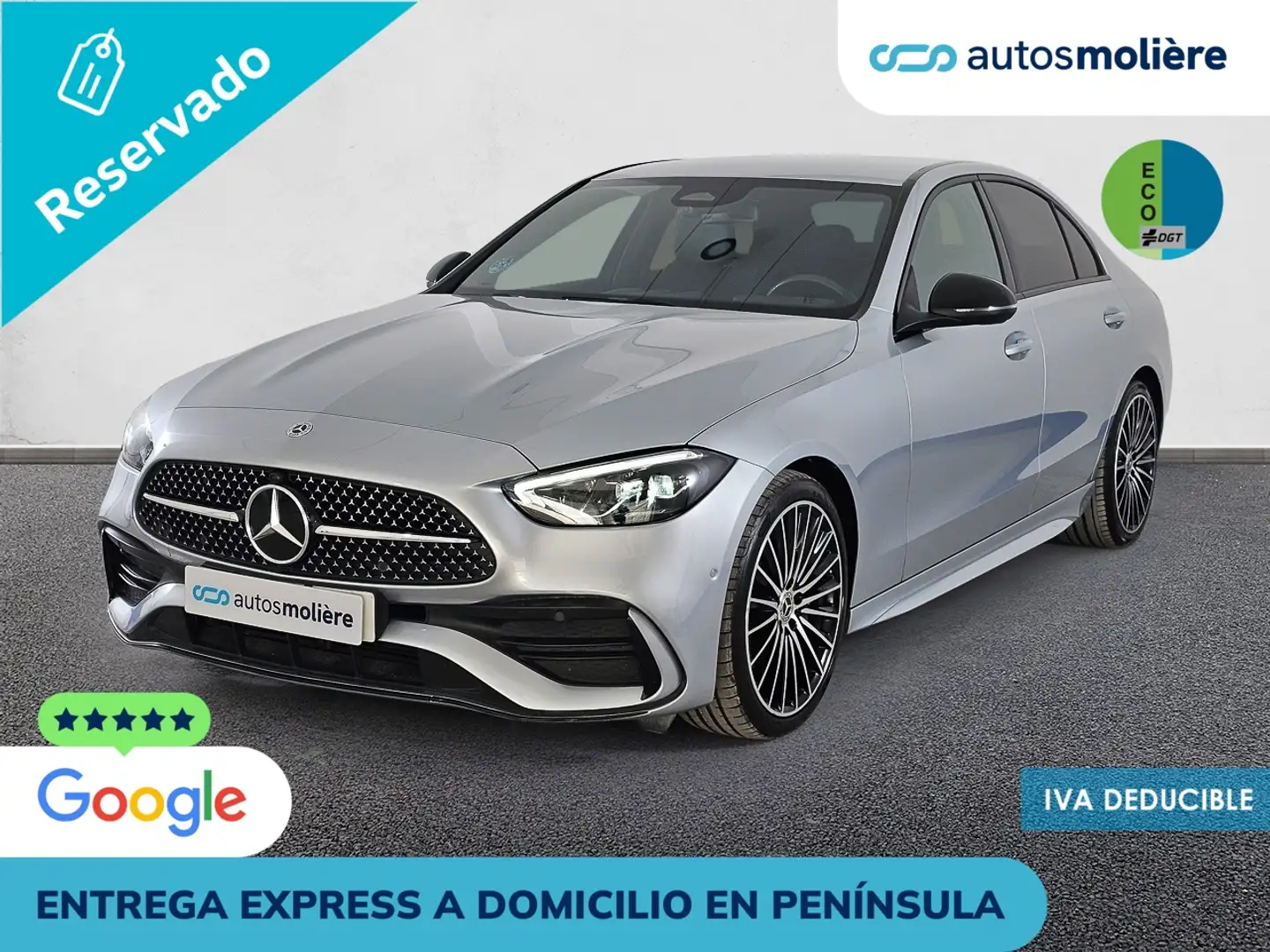 Mercedes-Benz C 220 220d 9G-Tronic Silber - 1
