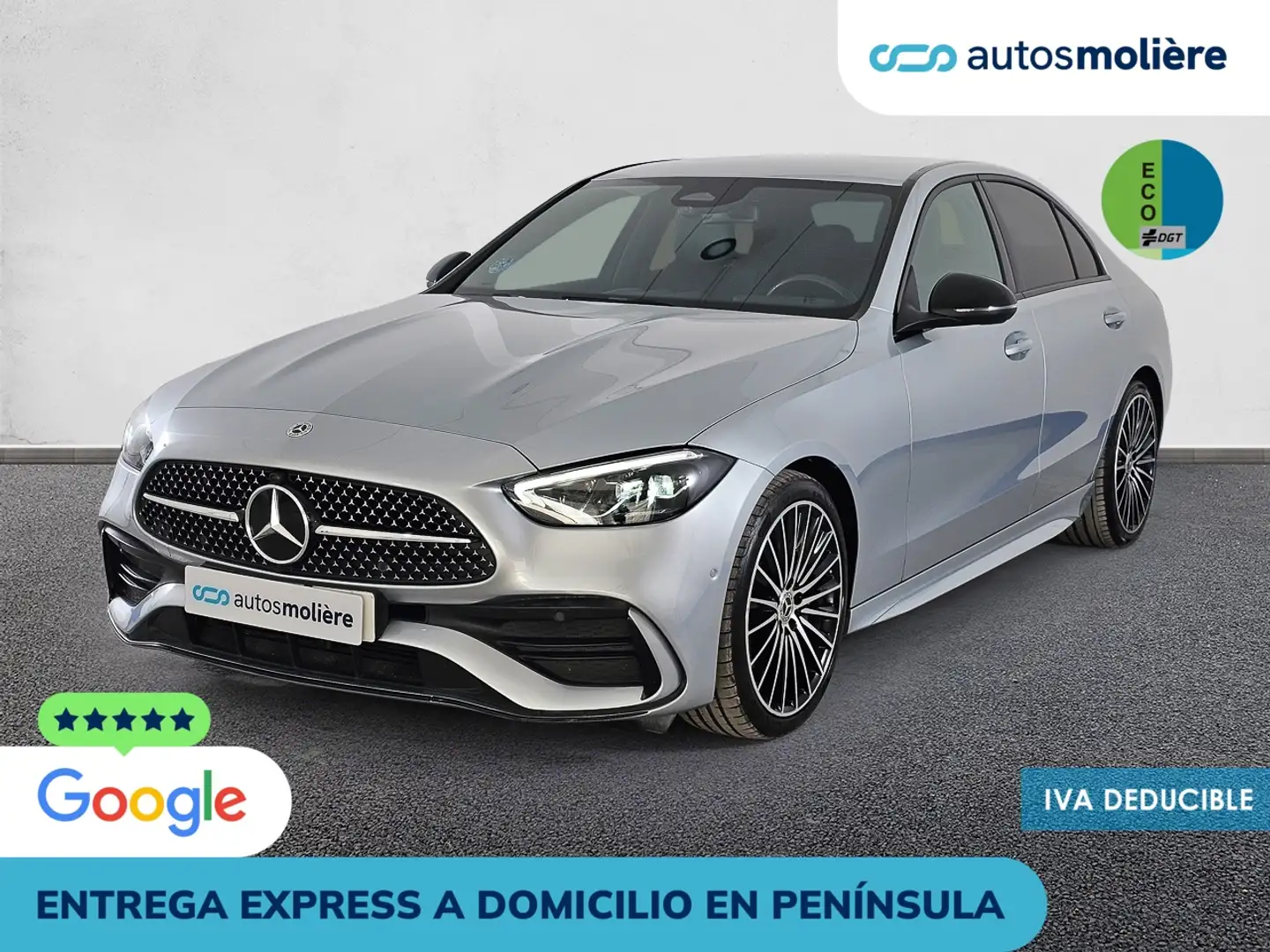 Mercedes-Benz C 220 220d 9G-Tronic Plateado - 1