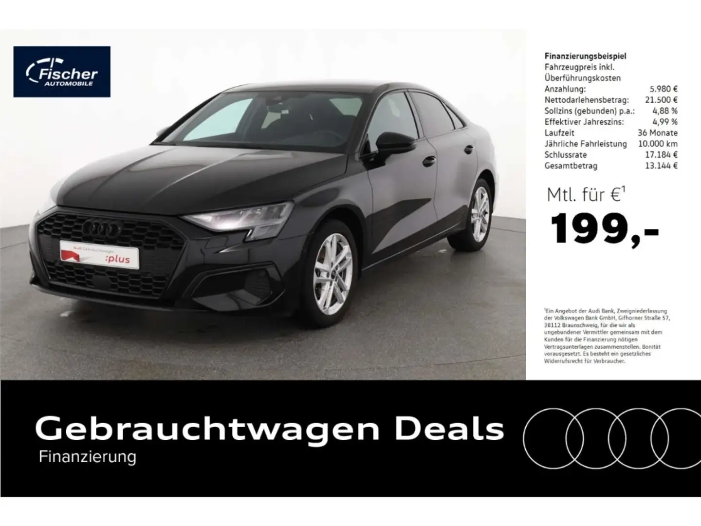 Audi A3 Limousine 35 TFSI Noir - 1