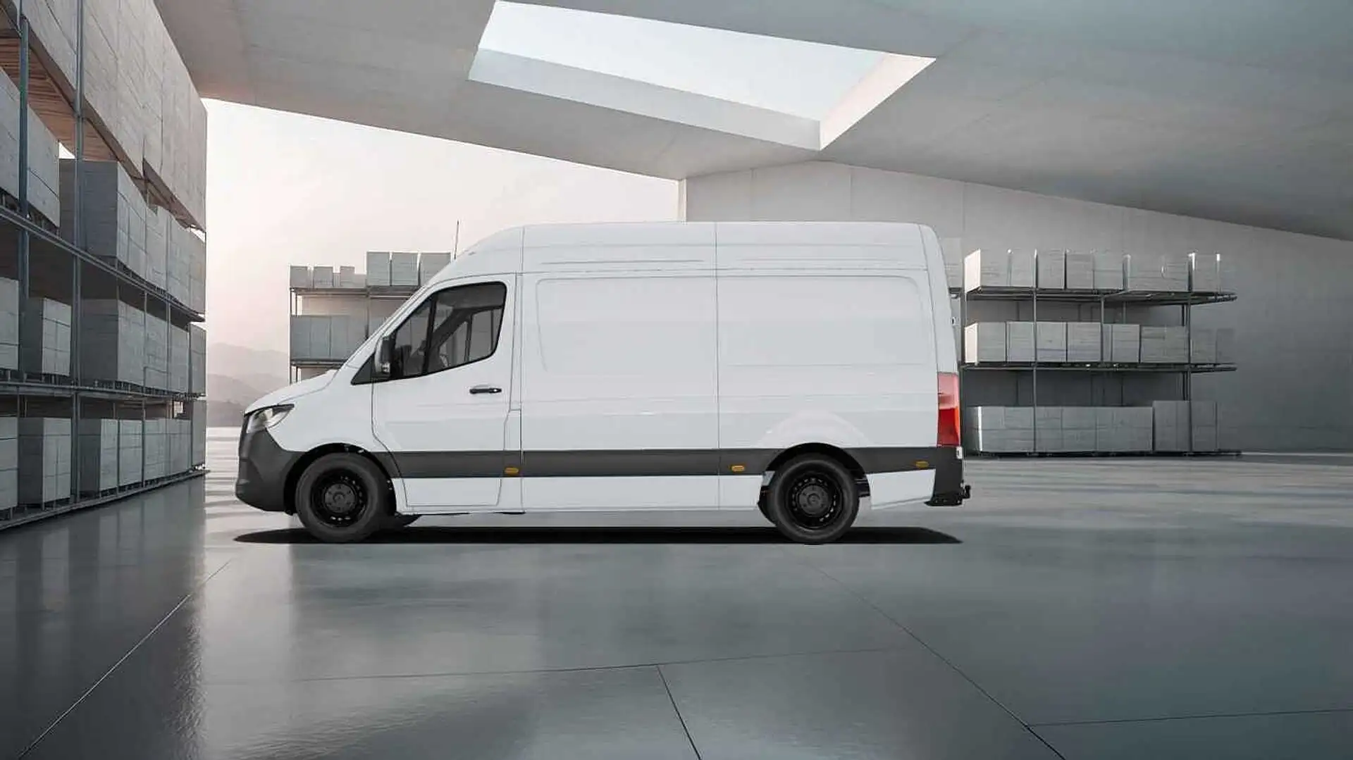 Mercedes-Benz SPRINTER 317 CDI PANEL VAN L2 RWD PRO Blanc - 2
