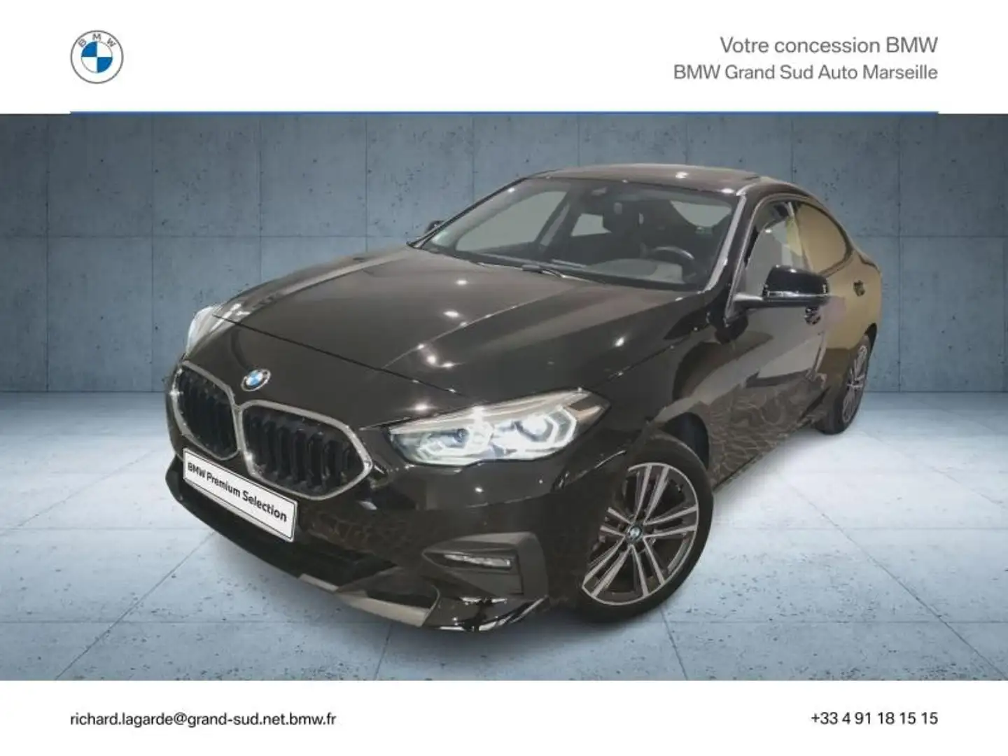 BMW 218 218i 136ch Noir - 1