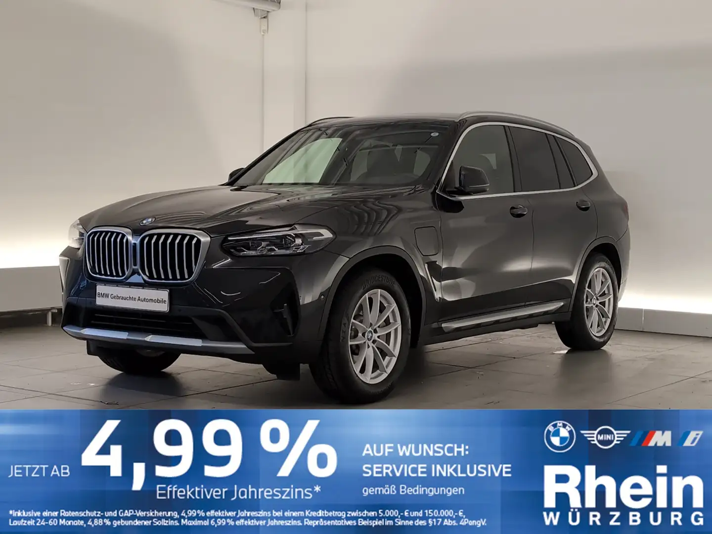 BMW X3 xDrive30e HuD/AHK/Sportsitze/SHZ/LED Grau - 1