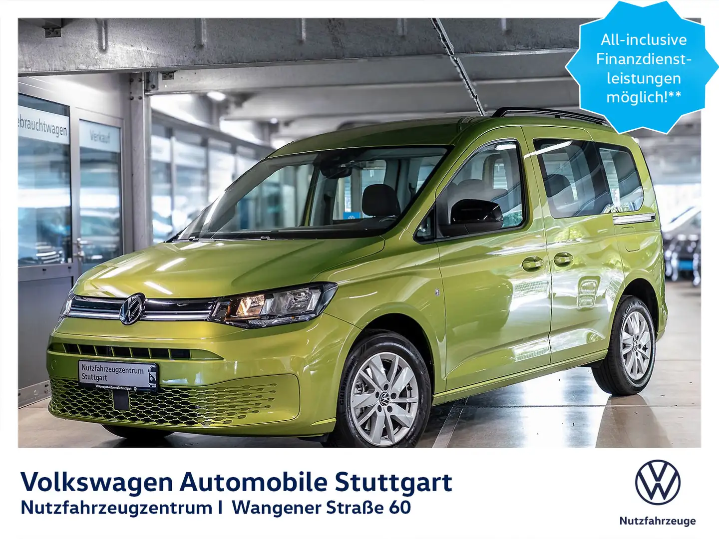 Volkswagen Caddy Life DSG 1.5 TSI Euro 6e Klima Grün - 1