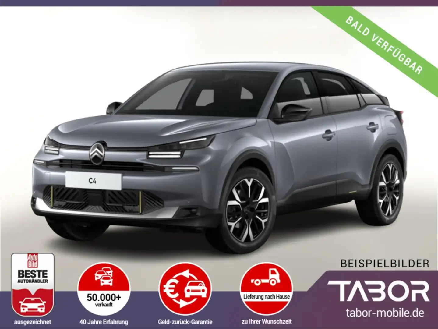 Citroen C4 MHEV 145 eDSC6 MAX FACELIFT Nav Kam ACC Keyl Grau - 1