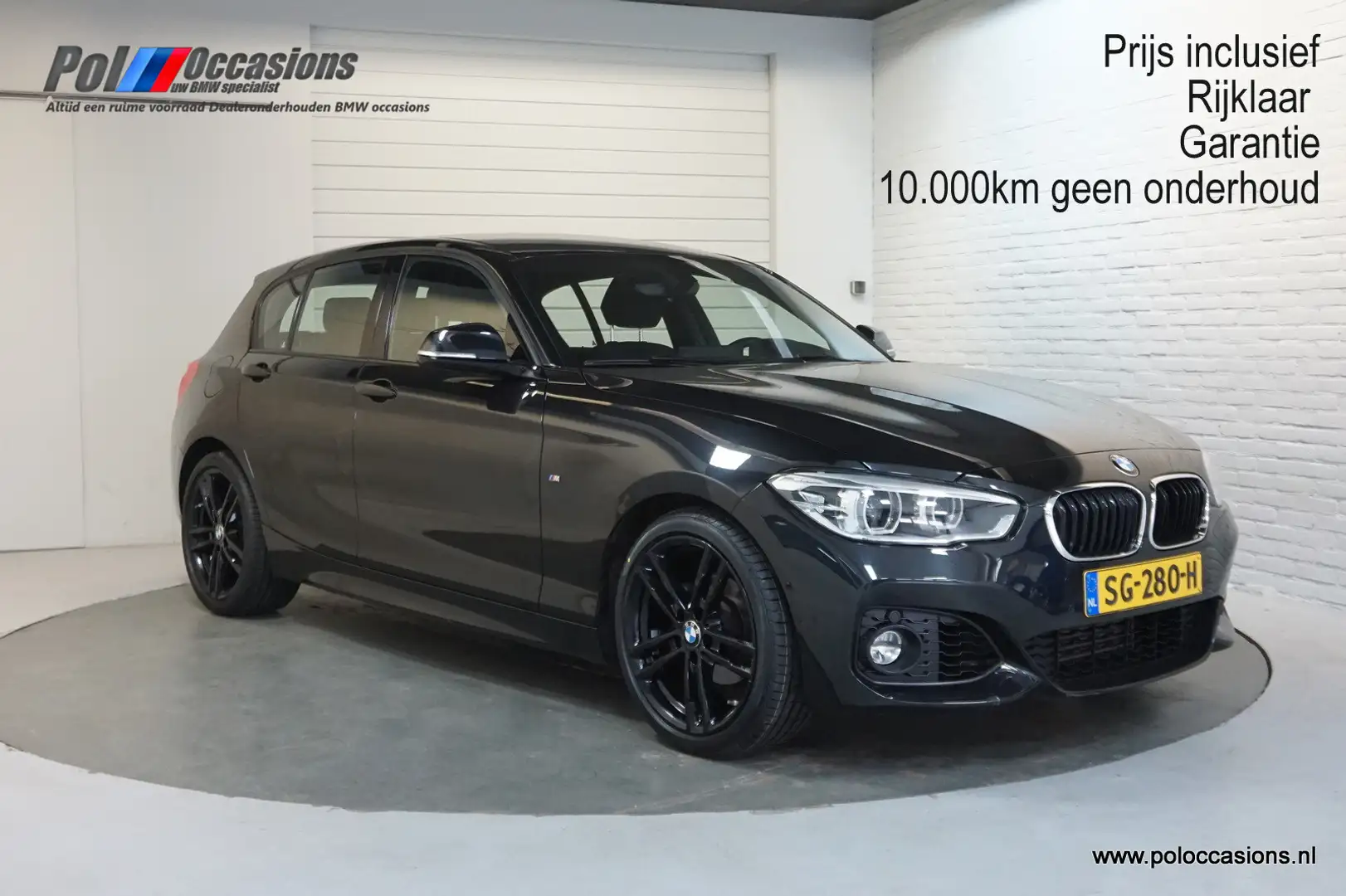 BMW 118 1-serie 118i Automaat | M-Pakket | Carplay | Alcan Noir - 1