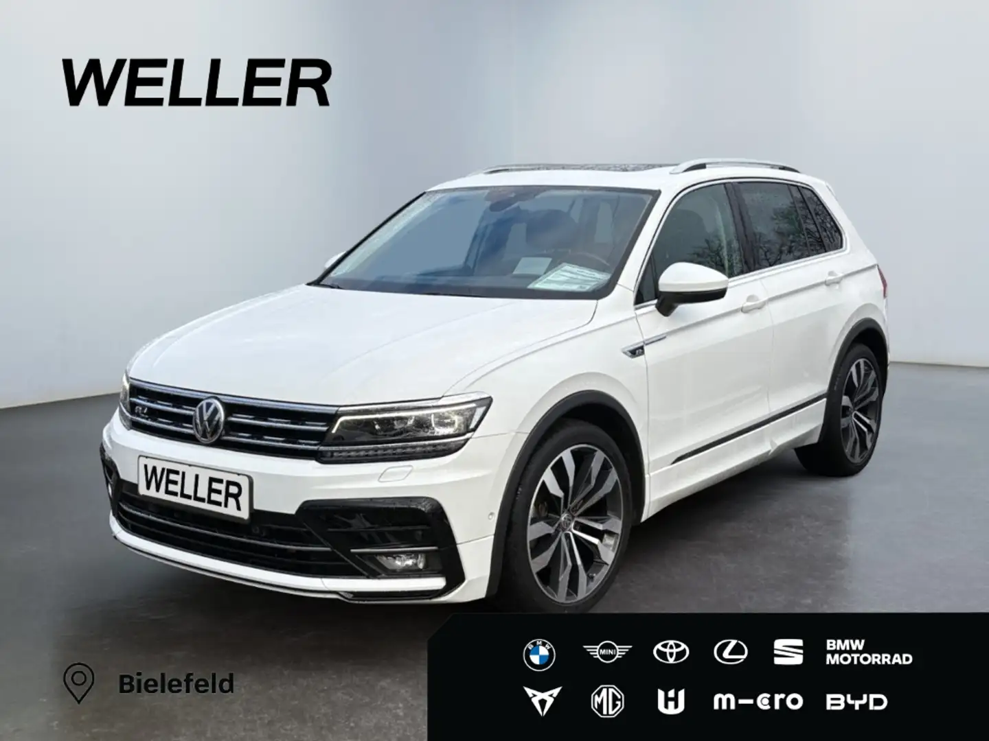 Volkswagen Tiguan 2.0 TDI 4M DSG Highline *R-Line*Pano*AHK* Weiß - 1