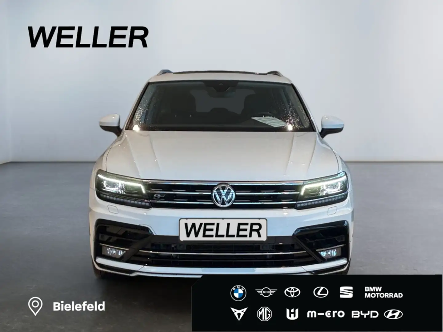 Volkswagen Tiguan 2.0 TDI 4M DSG Highline *R-Line*Pano*AHK* Weiß - 2