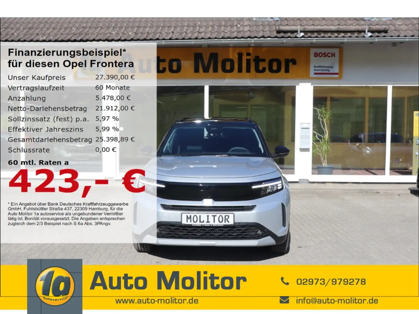 Opel Frontera GS 1.2 145 PS Hybrid EU6e Navi Digitales Cockpit L Argent - 1