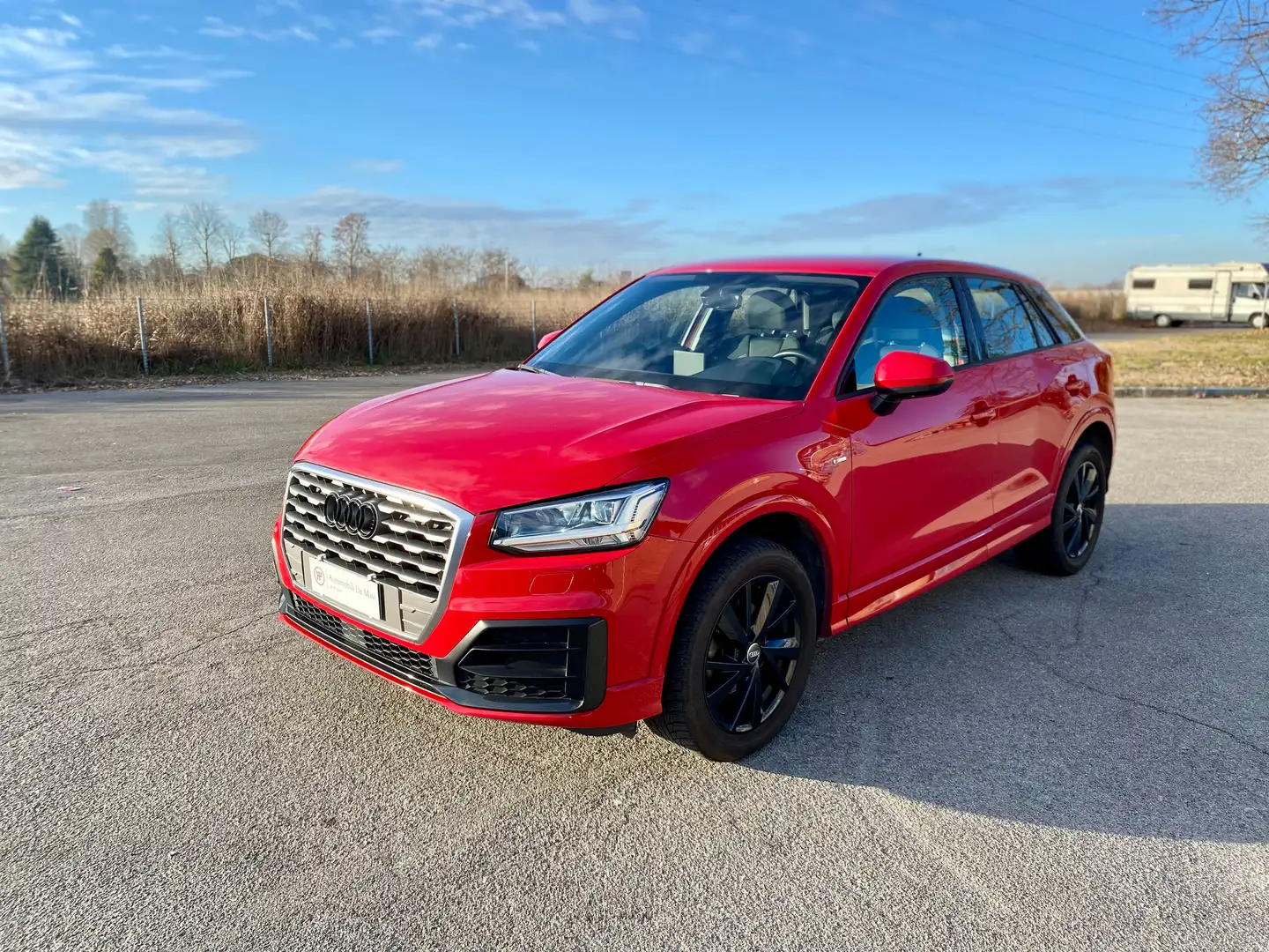 Audi Q2 30 1.6 tdi S line s-tronic 116cv GANCIO TRAINO Rot - 1