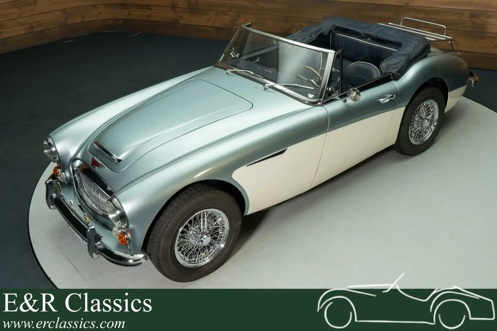 Austin-Healey 3000 MK3 Cabriolet Kék - 1