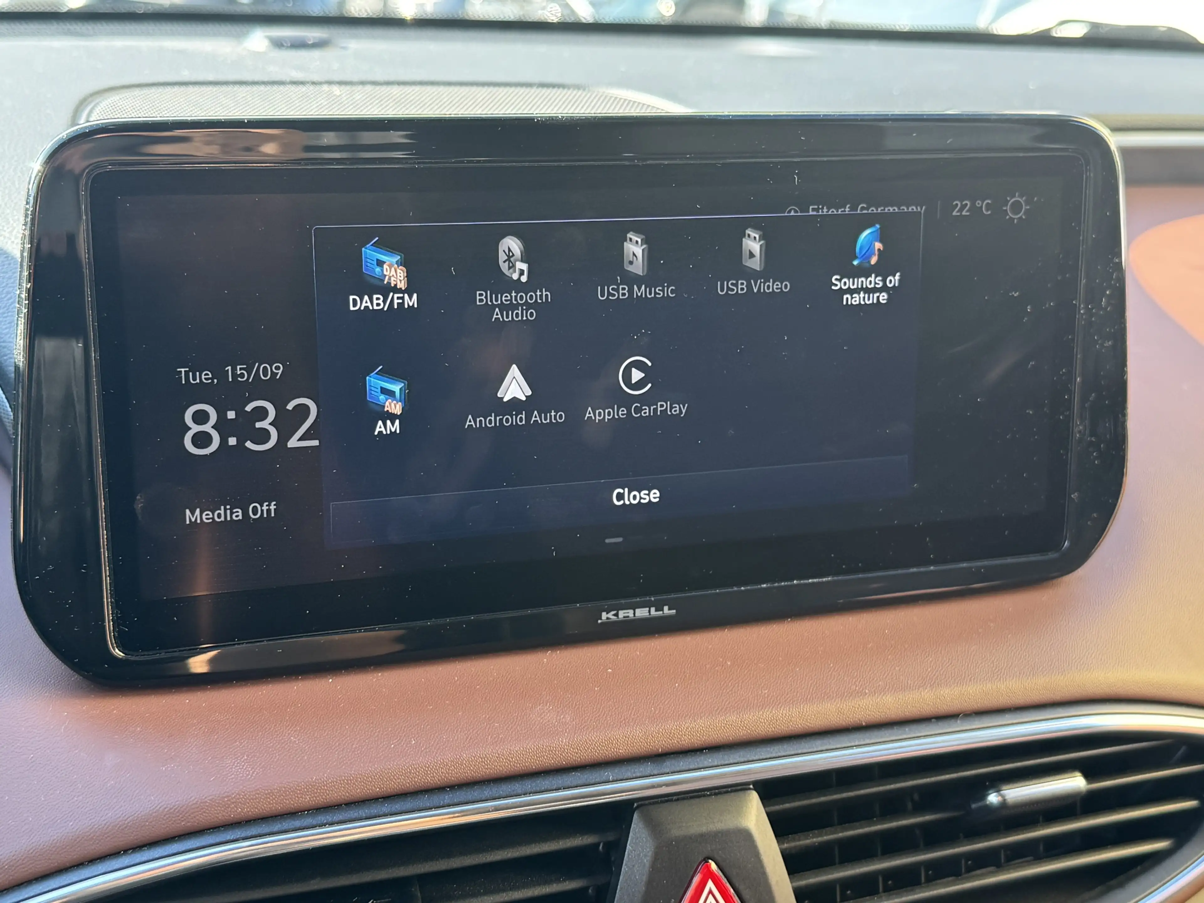 Hyundai SANTA FE Prime Leder Memory Krell 360Cam AHK 4WD — photo 14
