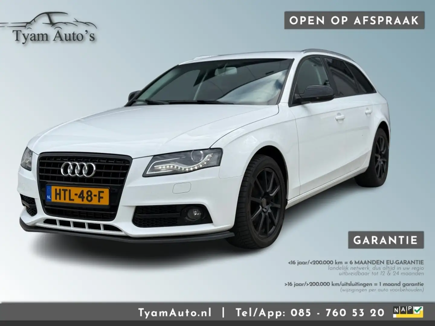 Audi A4 AVANT 1.8 TFSI PRO LINE *OLIEVERBRUIK* AIRCO PDC C Blanc - 1