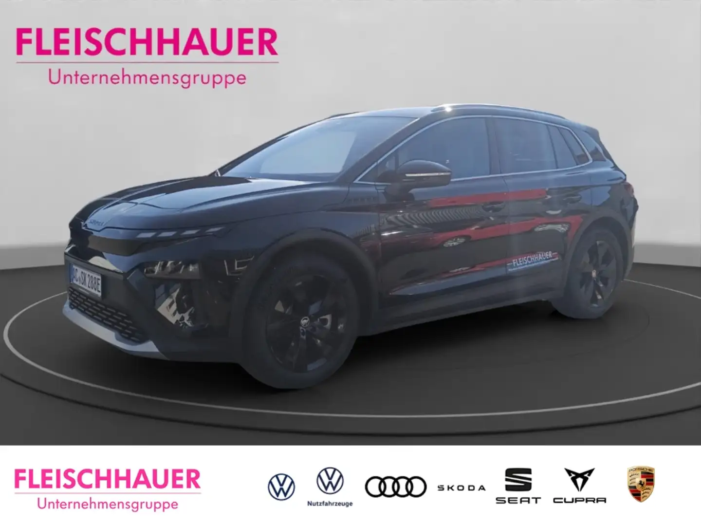 Skoda Elroq Lodge 85+KAMERA+AHK+SHZ+NAVI+KLIMAAUT Schwarz - 1