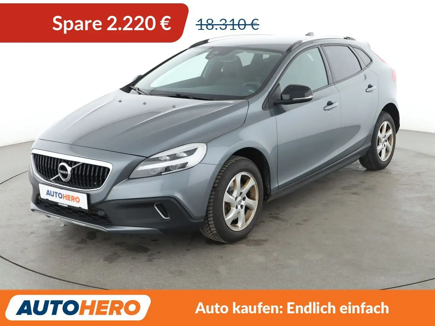 Volvo V40 Cross Country 1.5 Plus Aut.*NAVI*LED*TEMPO*CAM*PDC*SHZ* Gris - 1