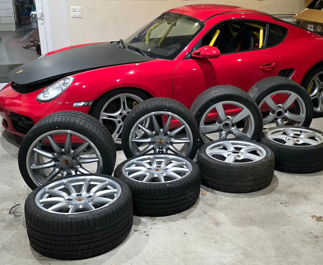 Porsche Cayman Cayman S Rot - 1