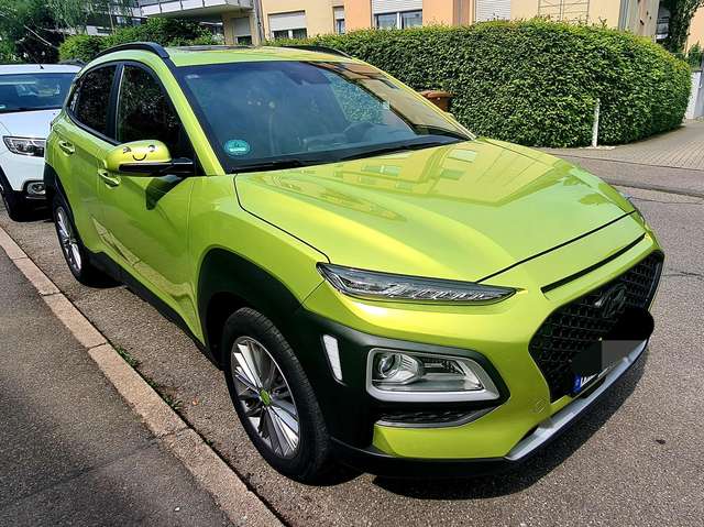 Imagine Hyundai KONA Kona 1.0 T-GDIYES!+ Vollausstattung in Acid Yellow