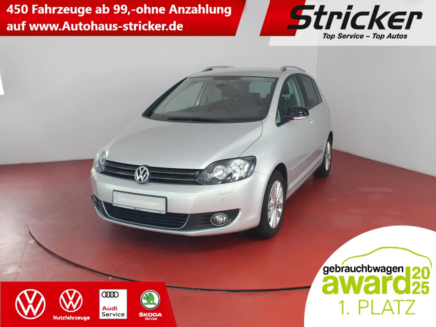 Volkswagen Golf Plus 1.4 TSI DSG TÜV bis 01.2027 AHK Navi Argent - 1