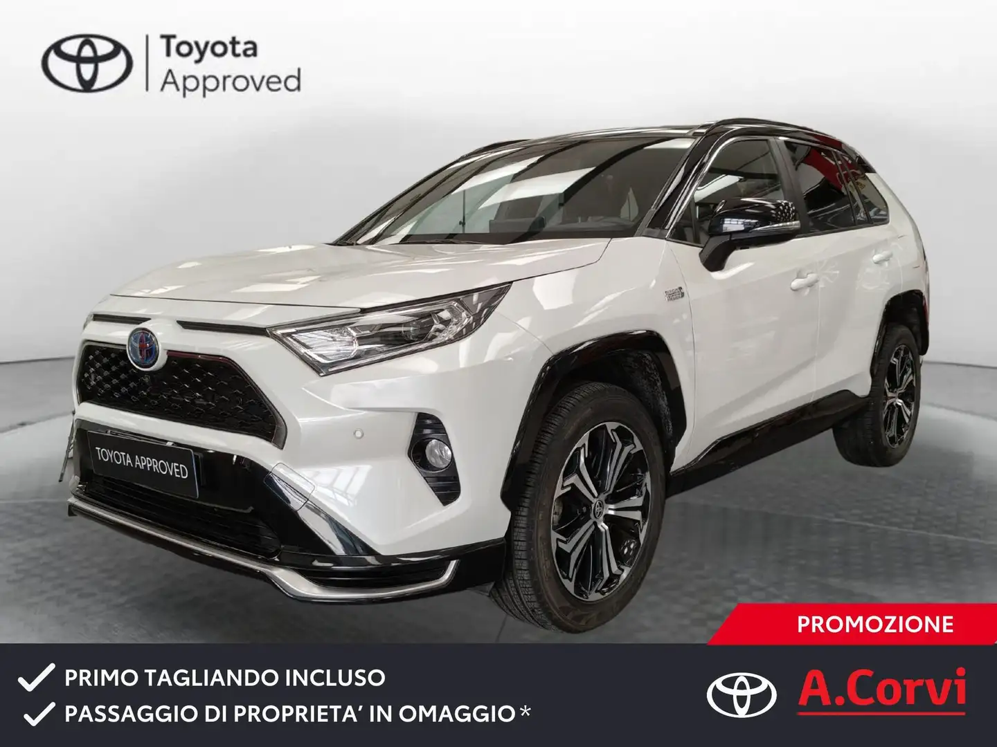 Toyota RAV 4 2.5 PHEV (306CV) E-CVT AWD-i Style+ Bianco - 1