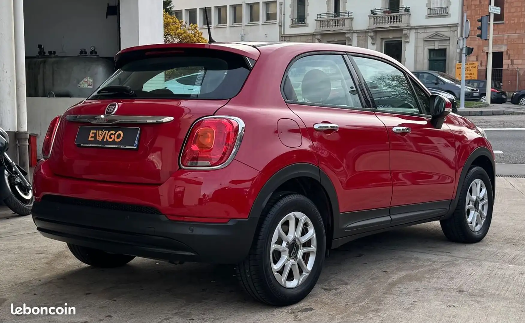 Fiat 500X 1.6 e-torq 110 popstar 4x2 %2B 1ere main radars ar sieges chauffants pack hiver Rouge - 2
