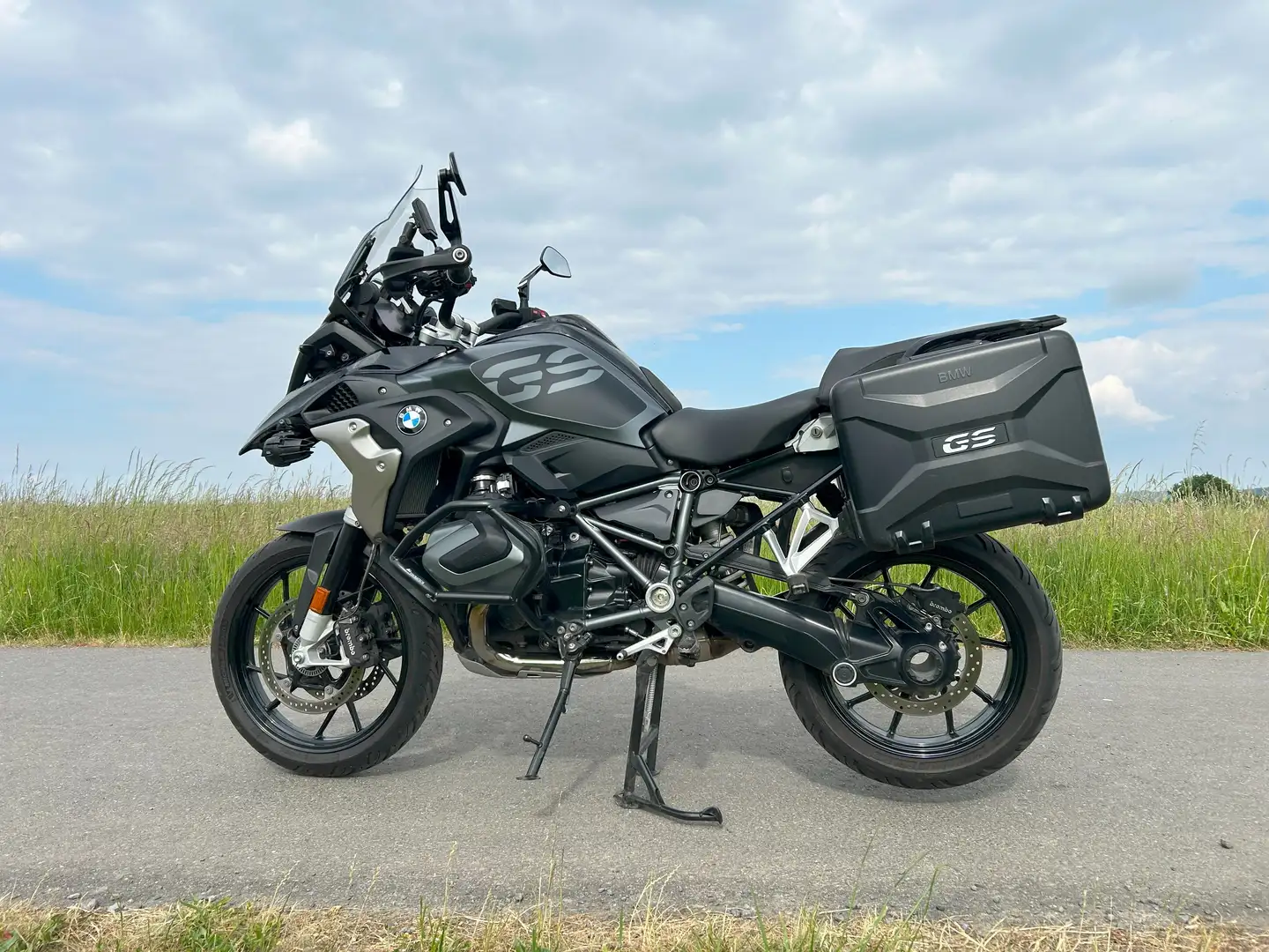 BMW R 1250 GS Triple Black, Variokoffer Negru - 2